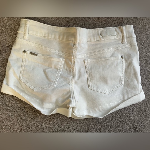 Women’s White Jean Shorts - Picture 3 of 3